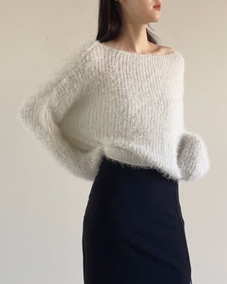 bloom fur knit (2color)