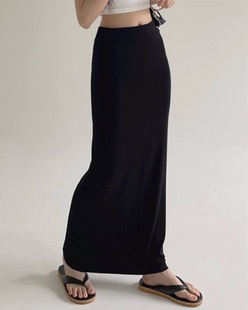 span maxi skirt (2color)