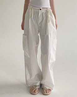 string cargo pants (3color)