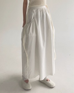 side shirring pocket skirt. FWver (2color)
