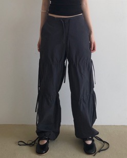four string jogger pants (2color)