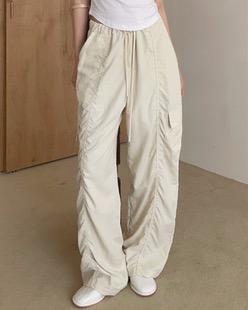 modi shirring nylon pants (3color)