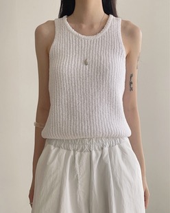 muse knit sleeveless (2color)